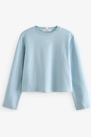 Next Langarmshirt Verkürztes Langarmshirt aus schwerem Stoff (1-tlg) - Verkäufer: Germany GmbH