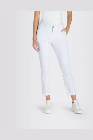 Mac Chinohose CHINO turn up mit dezentem Glanz, elegant und sportiv zugleich