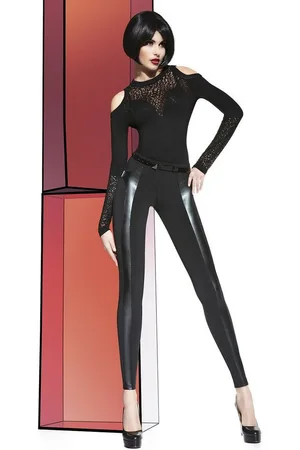 Basbleu Leggings Leggings figurbetont Kunstleder Fleece Adele komfortabel - Verkäufer: Kraus & Kraus GbR