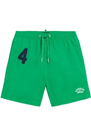 Superdry Badeshorts Herren Badeshorts VINTAGE POLO 17 SWIM SHORT Drop Kick Green - Verkäufer: Fashioncode