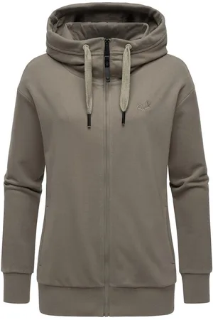 Ragwear Kapuzensweatjacke Yodis Zip weicher Damen Zip-Hoodie mit Kapuze