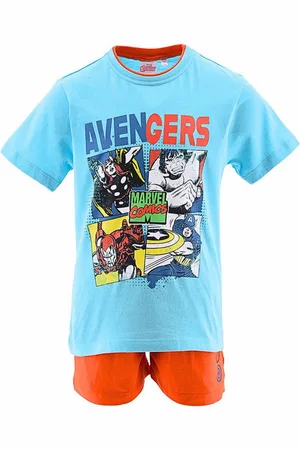 The Avengers T-Shirt Marvel Comics (2-tlg) Jungen Sommeroutfit Gr. 104 - 140 cm - Verkäufer: Starkids Licensed Brands and more