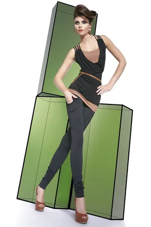 Basbleu Leggings Fashion Leggings Hose Stretch 200den BONI komfortabel - Verkäufer: Kraus & Kraus GbR