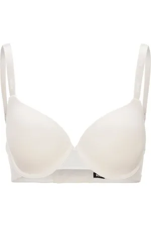 HUGO BOSS Bügel-BH UNDERWIRE BRA CI mit Schriftzug auf den Trägern