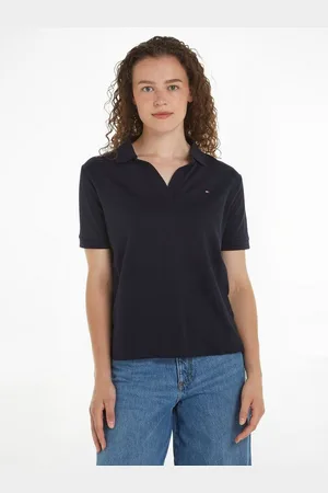 Tommy Hilfiger Poloshirt RLX OPEN PLACKET LYOCELL POLO SS mit Logostickerei