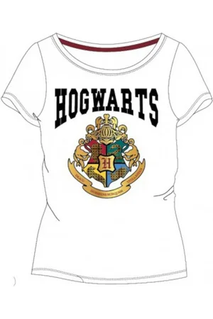 Harry Potter T-Shirt T-Shirt kurzärmelig mit farbigem Hogwarts Wappen - Verkäufer: kaufhaus-chemnitz