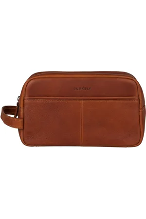 Burkely Kulturbeutel Toiletry Bag, aus echtem Leder - Verkäufer: modeherz