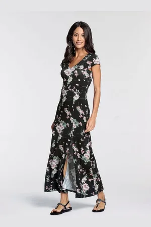melrose Maxikleid festliche Anlässe, femininer Stil, aus elastischer Viskosemischung