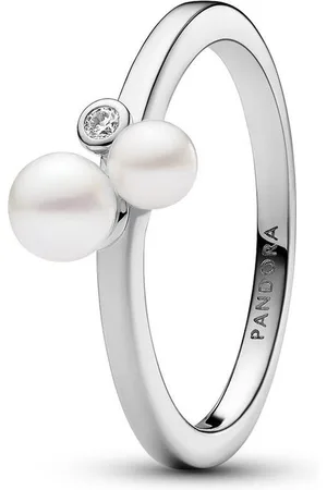 PANDORA Silberring Damenring aus Sterlingsilber mit Perlen und Zirkonia - Verkäufer: Unique Jewelry GmbH