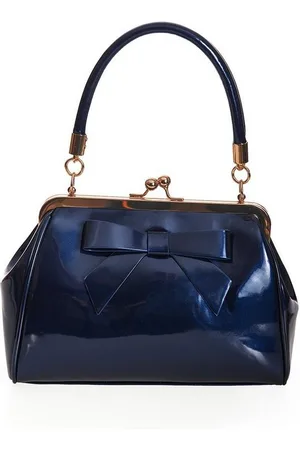 Banned Retro Handtasche California Navy , Vintage Retro Lack Schleife Henkeltasche - Verkäufer: Schompi Trading e.K.