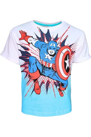 The Avengers T-Shirt MARVEL Jungen Kurzarmshirt aus Baumwolle Gr. 104- 140 cm - Verkäufer: Starkids Licensed Brands and more