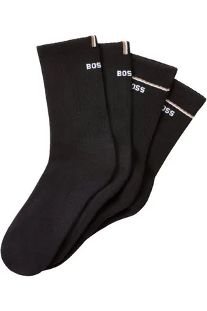 HUGO BOSS Socken 2P QS Iconic CC W (Packung, 2-Paar, 2er) mit -Logoschriftzug