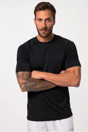 JP 1880 T-Shirt T-Shirt Tennis Halbarm seitliche Prints - Verkäufer: Popken Fashion Group
