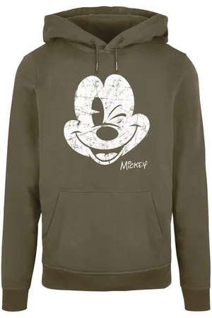 Absolute Cult Kapuzensweatshirt Herren Mickey Mouse - Distressed Hoody (1-tlg)