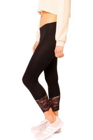Muse Caprihose Capri Leggings mit Spitze 1078 - Verkäufer: malito