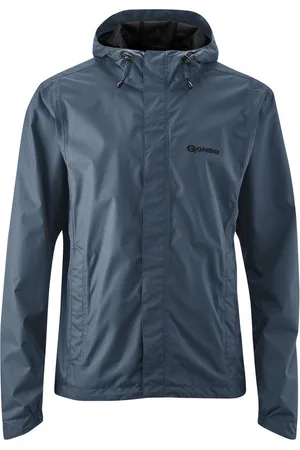 Gonso Fahrradjacke Save Light Herren Regenjacke wind- und wasserdicht, Radjacke mit Kapuze
