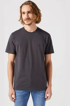 Wrangler Kurzarmshirt mit Logostickerei auf der Brust