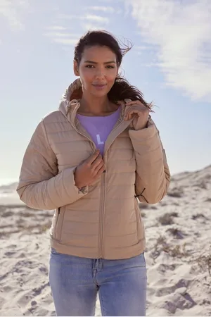 ELBSAND Steppjacke Mit verstellbarer Kapuze