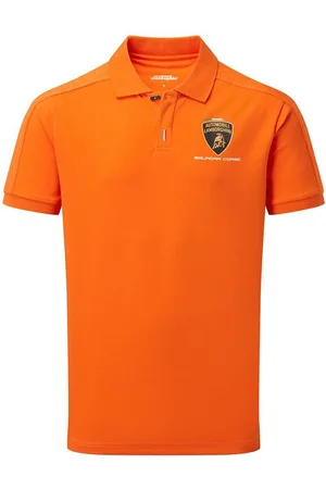 AUTOMOBILI LAMBORGHINI Poloshirt Squadra Corse Polohemd Schriftzug auf dem Rücken - Verkäufer: Rock N Shop GmbH