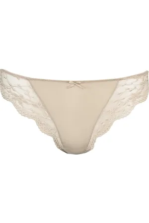 Nina Von C. String mit floraler Spitze 48101971, Latte Macchiato - Verkäufer: Trachtenland