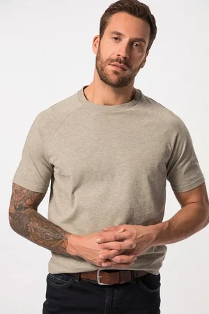 JP 1880 T-Shirt T-Shirt Basic Halbarm Rundhals bis 8 XL - Verkäufer: Popken Fashion Group