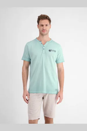Lerros Henleyshirt Serafino für Herren in sportlicher Optik