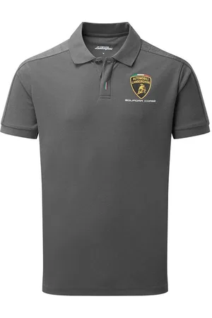 AUTOMOBILI LAMBORGHINI Poloshirt Squadra Corse Polohemd Schriftzug auf dem Rücken - Verkäufer: Rock N Shop GmbH