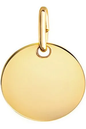 vivance collection Kettenanhänger 585/- Gelbgold Anhänger Gravurplatte