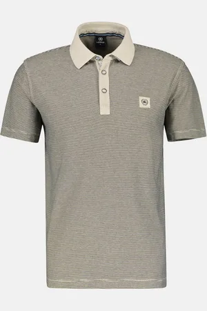 Lerros Poloshirt Poloshirt mit abgesetztem Kragen