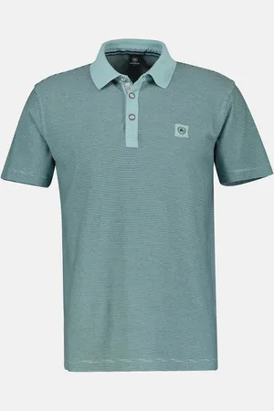 Lerros Poloshirt Poloshirt mit abgesetztem Kragen