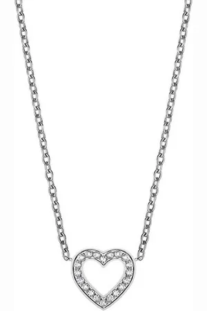 Bering Kette mit Anhänger Halskette Herz Edelstahl / Zirkonia 438-17-450 - Verkäufer: Schmuck-Uhren-Trends