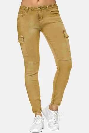 Nina Carter Stoffhose Jogger Denim Cargo Pants Stretch Jeans Hose (1-tlg) - Verkäufer: ARIZONAS