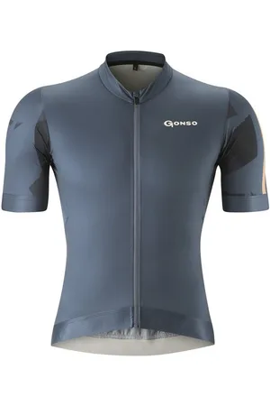 Gonso Radtrikot TRESERO Herren Radshirt kurzarm, atmungsaktives Fahrradtrikot mit Rückentasche
