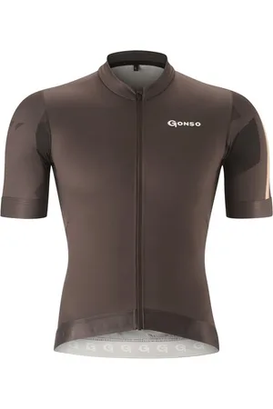 Gonso Radtrikot TRESERO Herren Radshirt kurzarm, atmungsaktives Fahrradtrikot mit Rückentasche