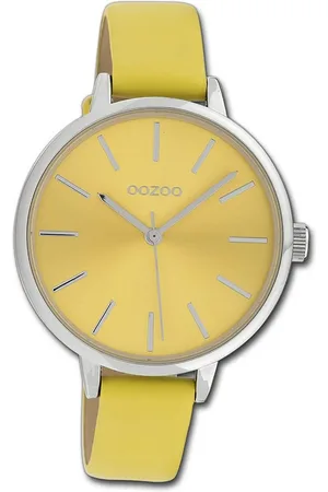 Oozoo Quarzuhr Damen Armbanduhr Timepieces, (Analoguhr), Damenuhr Lederarmband , rundes Gehäuse, mittel (ca. 36mm) - Verkäufer: Fit4Style Silberschmuck - IMPPAC