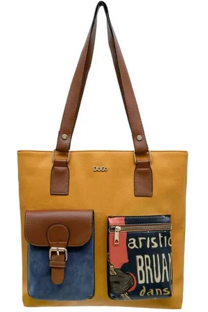 Dogo Umhängetasche Multi Pocket Bag Ambassadeurs Damen Handtaschen (Fashion), Vegan