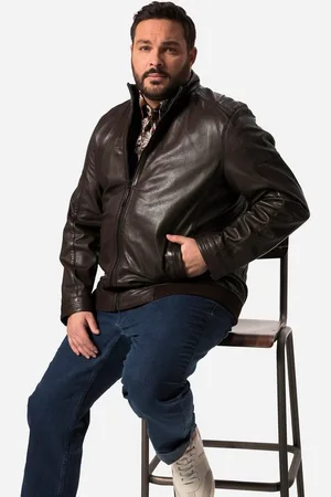 Boston Park Lederjacke Lederjacke Leder Lammnappa - Verkäufer: Popken Fashion Group