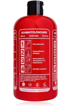accentra Duschgel Duschgel SCHMUTZLÖSCHER in Flasche in Feuerlöscher-Optik, 500ml, Duft: - Verkäufer: itenga
