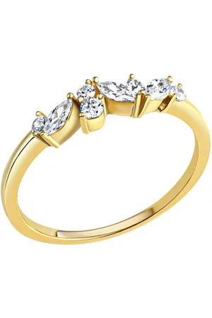 CELESTA Fingerring 375/- Gelbgold Zirkonia