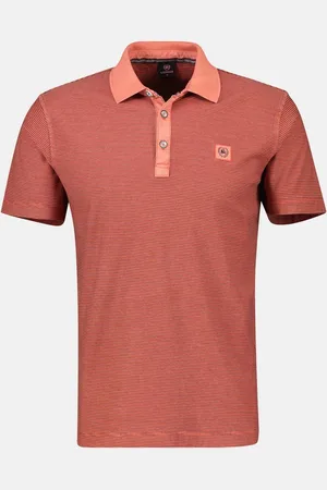 Lerros Poloshirt Poloshirt mit abgesetztem Kragen