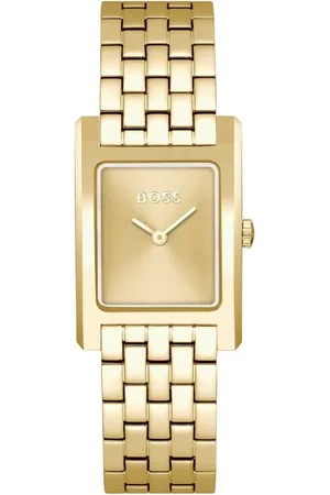 HUGO BOSS Quarzuhr LUCY 1502744, Armbanduhr, Damenuhr, Edelstahlarmband, analog