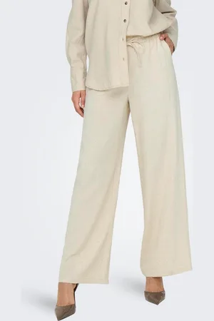 JDY Leinenhose SAY LINEN HW WIDE PANT WVN NOOS