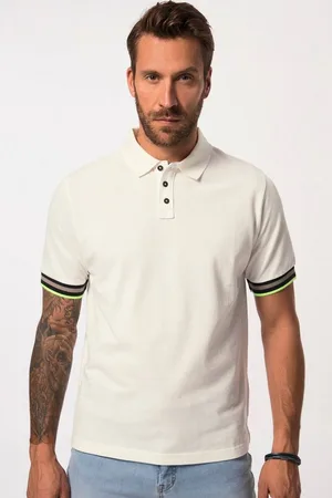 JP 1880 Poloshirt Poloshirt Halbarm Piqué Streifenbündchen bis 8 XL - Verkäufer: Popken Fashion Group