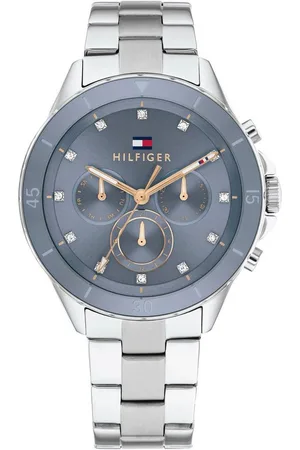 Tommy Hilfiger Multifunktionsuhr MELLIE 1782708, Quarzuhr, Armbanduhr, Damen, Datum, Glaskristalle, Edelstahlarmband