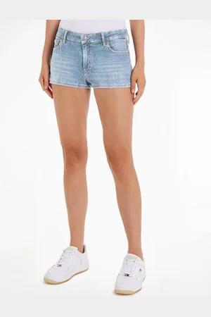 Tommy Hilfiger Shorts HOT PANT BH0014 mit leicht ausgefranstem Saum