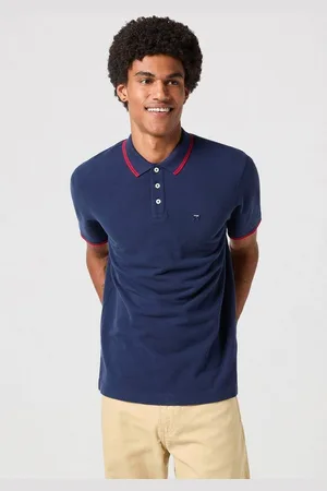 Wrangler Poloshirt POLO SHIRT mit Logostickerei auf der Brust