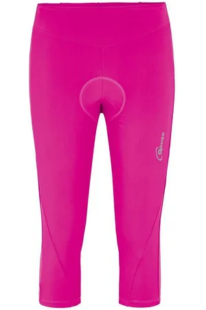 Gonso Fahrradhose LECCE Damen 3/4 Radhose mit Sitzpolster extra-komfortable Bundverarbeitung ohne Gummi - Verkäufer: Silberpfeil