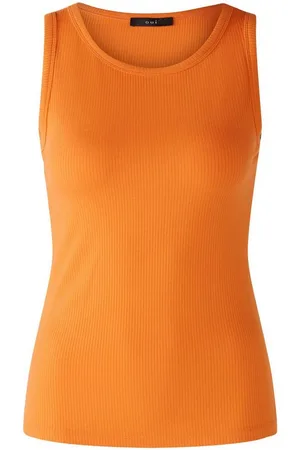 Oui Trägertop FILIZ Top elastische Viskoserippe - Verkäufer: