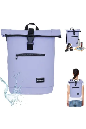 Bench Freizeitrucksack Roll-Top Kurierrucksack Hydro aus Plane wetterfest A4, Laptop Fach Rucksack Daypack Tagesrucksack 64175 + Etui - Verkäufer: Sporttaschenshop