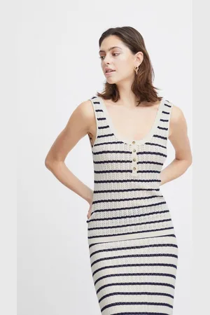Atelier Rêve Tanktop IRFANTO TO sommerliches Stricktop mit Knopfleiste - Verkäufer: meinemarkenmode